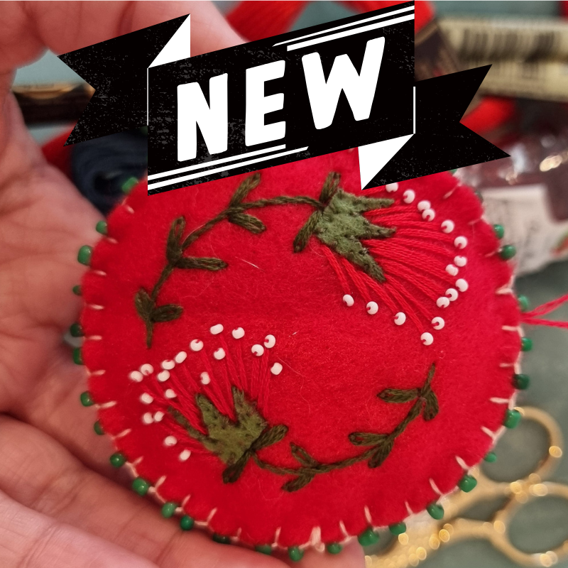 NEW! Embroidery: Handstitched Christmas Décor