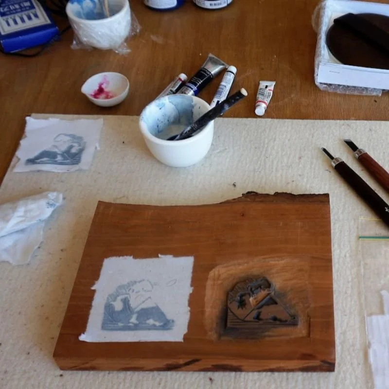 Kitchen Table Printing: Japanese Woodblock (Mokuhanga)