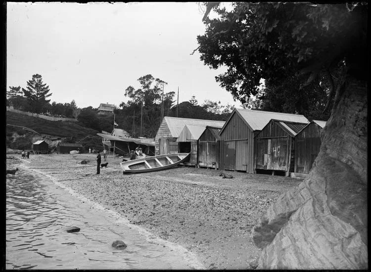 The beach at Judges Bay, Parnell,
