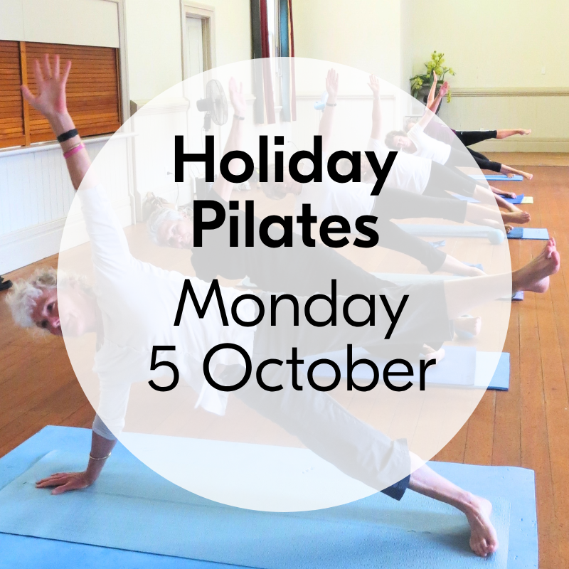 Holiday Pilates - Monday 5th October