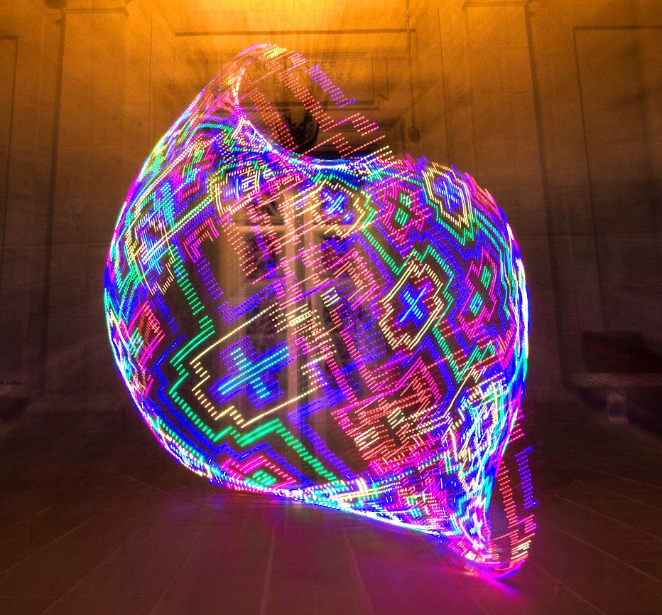 Custom LED Gymnastic Performance Equipment by CyrCraft Customs