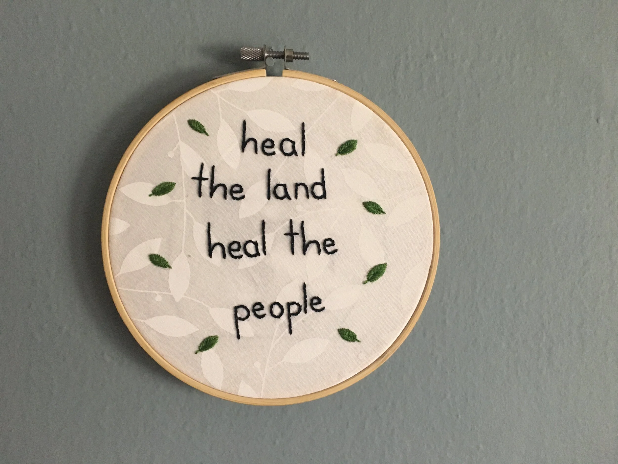 "heal the land heal the people" (2020) [land defence fundraiser]