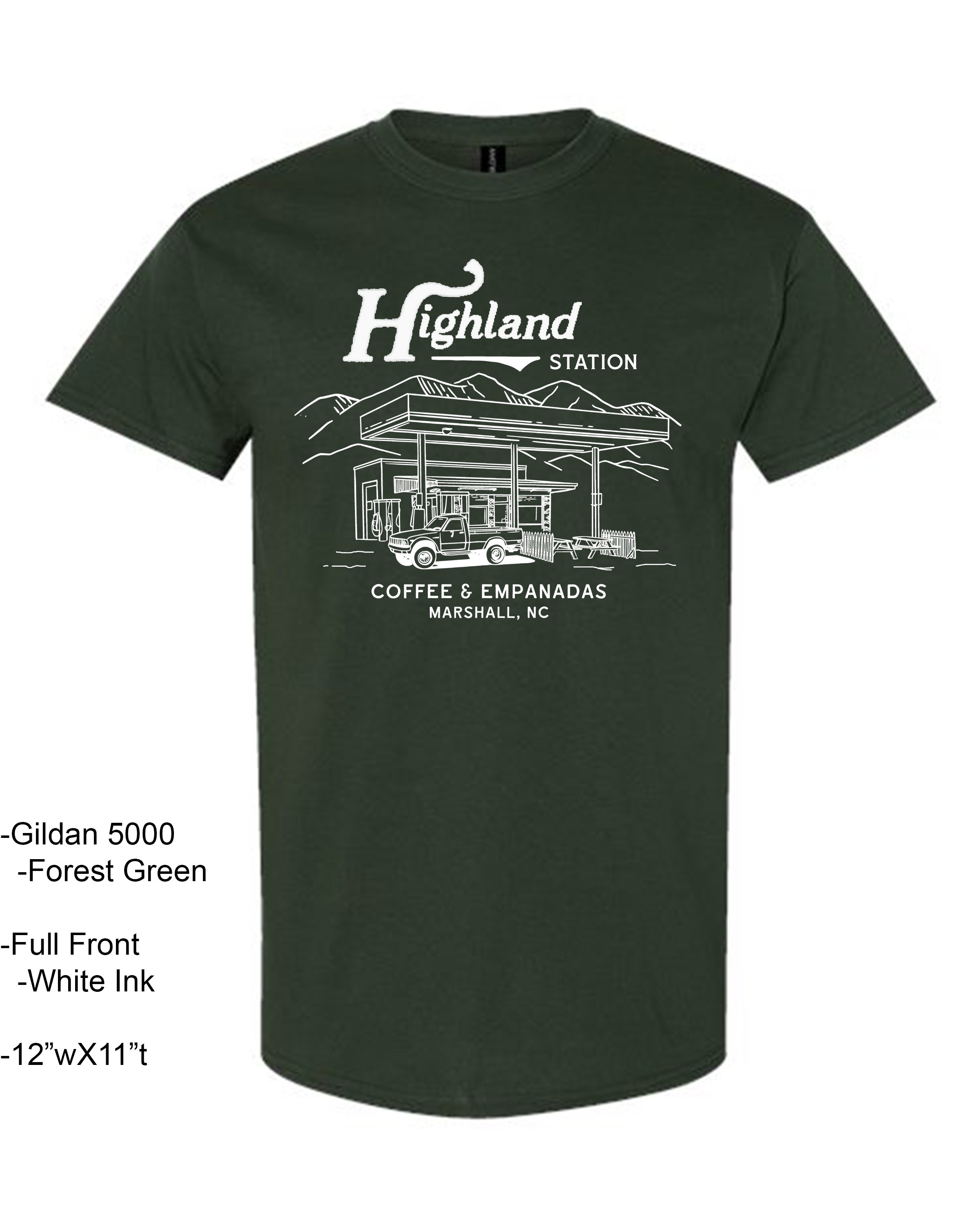 Gildan 5000 forest green MOCK UP.jpg