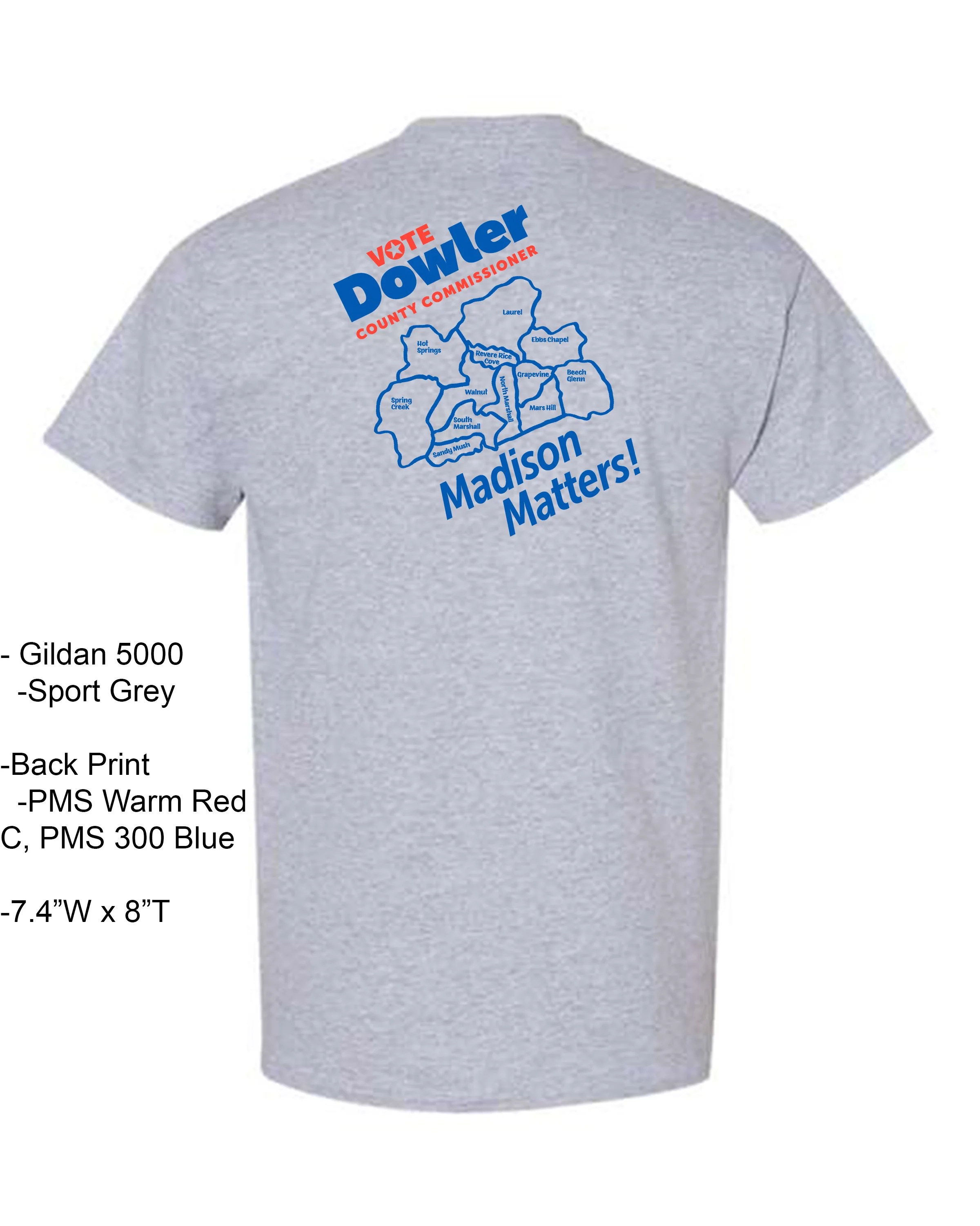 VoteDowler back unisex grey mockup.jpg