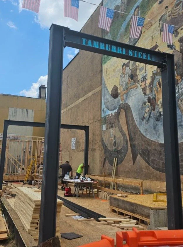 Starting another apartment building in Chinatown. Send in your plans for a free estimate and 3D model. Nobody fabricates and erects more apartment buildings than we do...not even close. Need Steel?
#chinatown #philly #philadelphia #steel #steelconstr