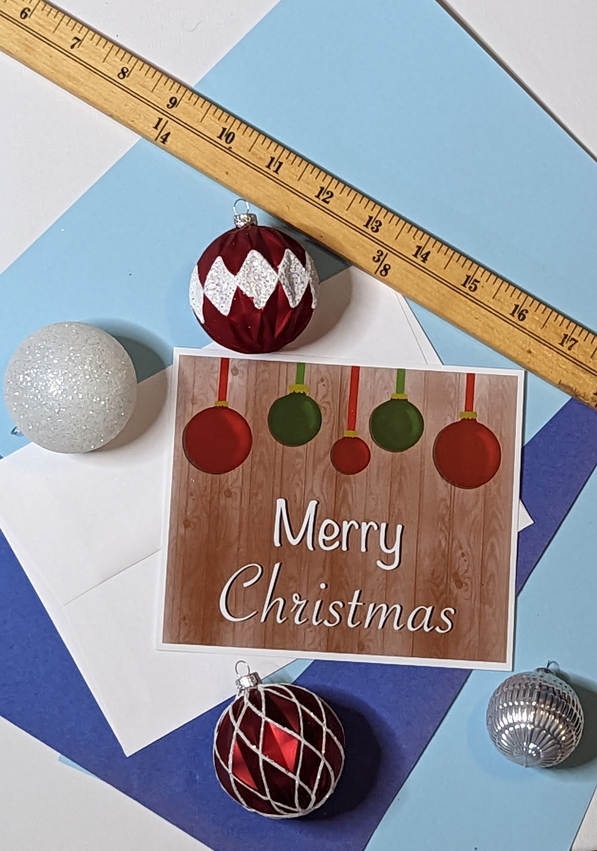 Ornament Christmas Card