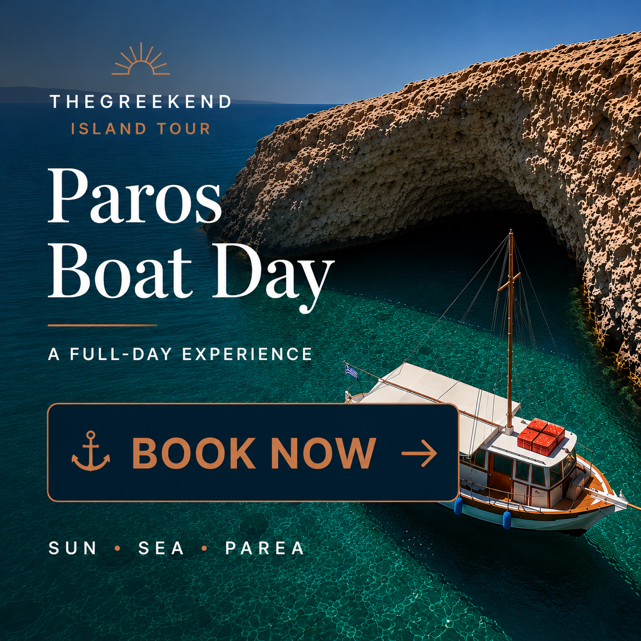 TheGreekend Paros Boat Day