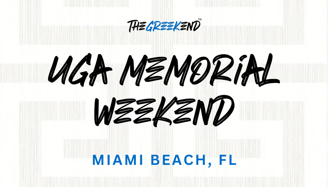 UGA 2026 Memorial Day Weekend Beach Party