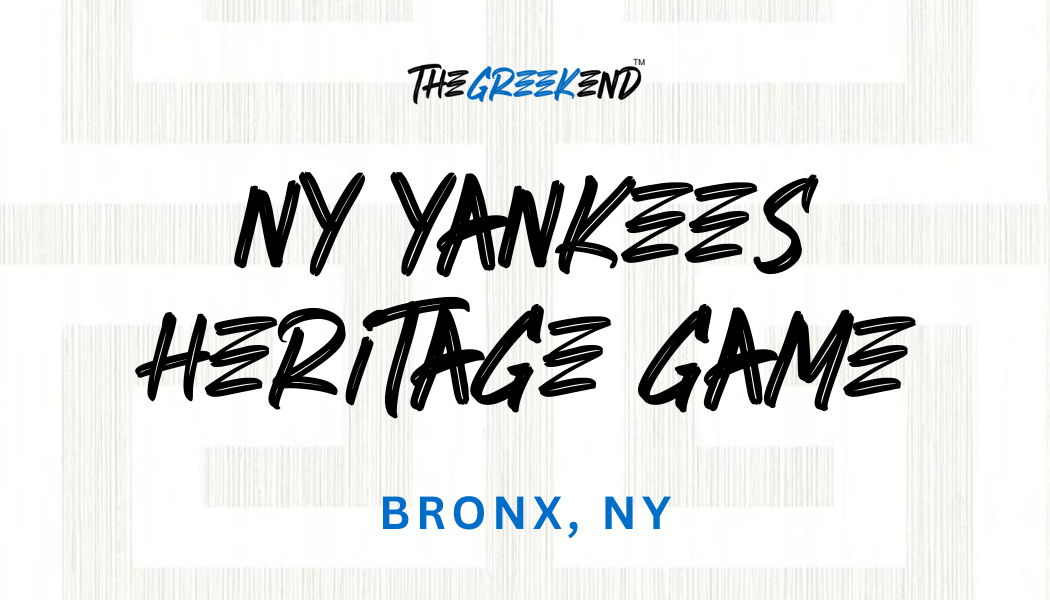 Yankees Greek Jersey Night