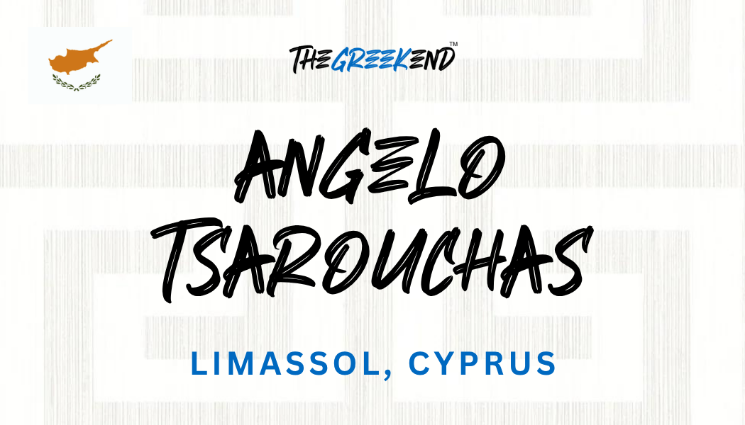 🇨🇾 Angelo Tsarouchas in Limassol  🇨🇾