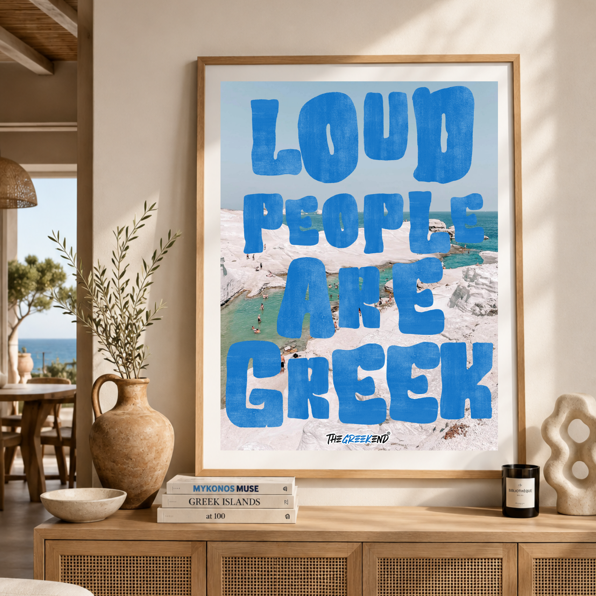 Loud People Are Greek — Printable Wall Art Collection