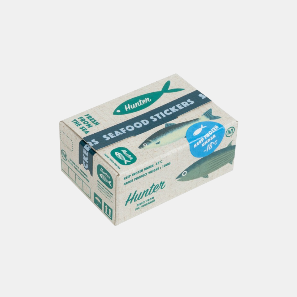 Mini Carton of Fish Stickers