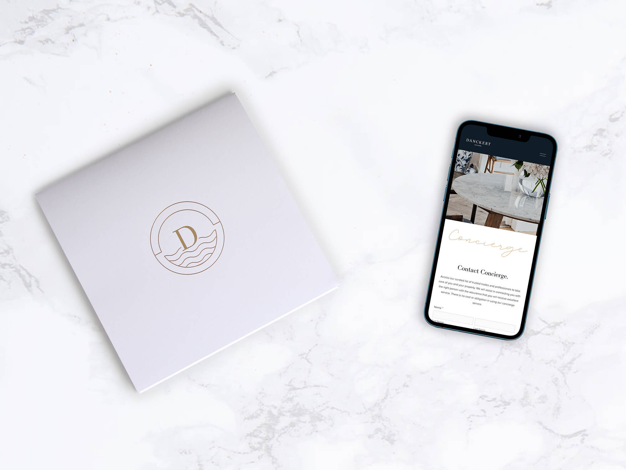 Logo design, brand identity development, website development, brochure design and stationary creation for Danckert Real Estate. Web Design, Branding, Logo Development, Brochures, Website Development, Stationary.