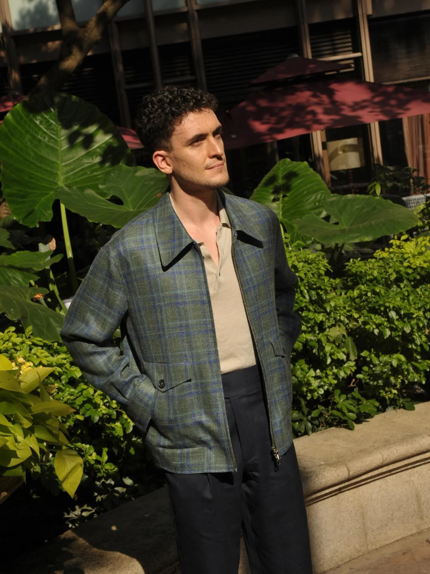 Tailoring isn&rsquo;t just suits &mdash; it&rsquo;s a myth long overdue to be undone. This blouson proves the craft extends to every detail: from the pattern and colours of the fabric to the lining and zipper, all custom‑cut to your rhythm. Modern ta