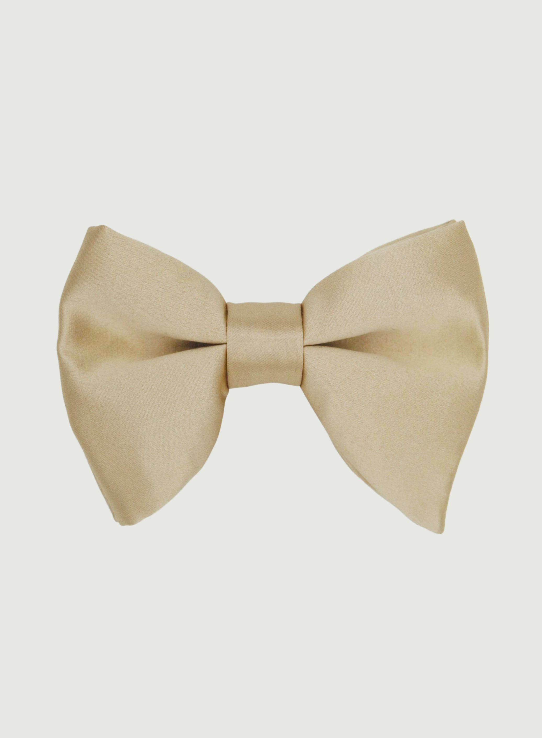 Handmade Pre-tied Bow Tie – Champagne gold