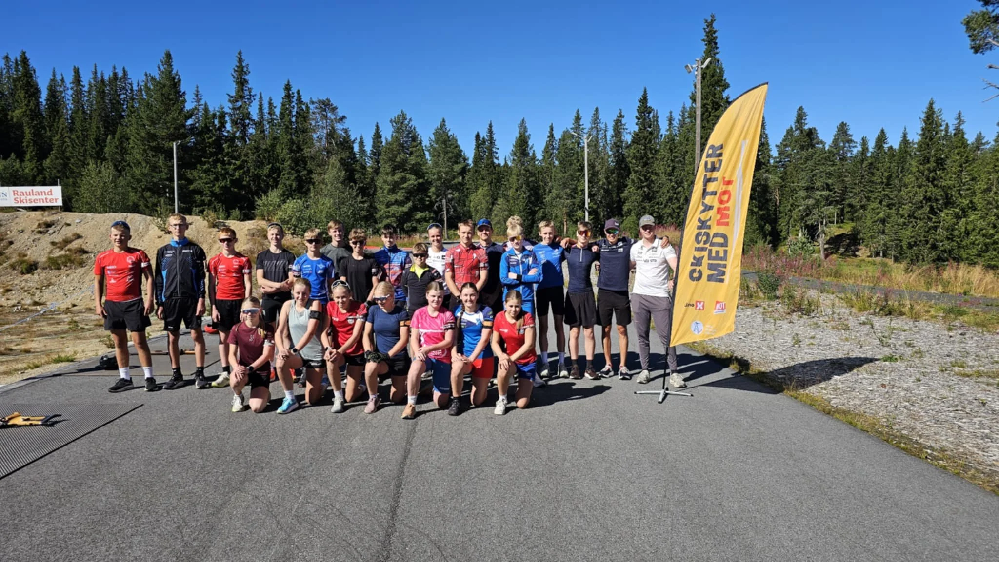 Skiskytter med MOT-samling på Rauland