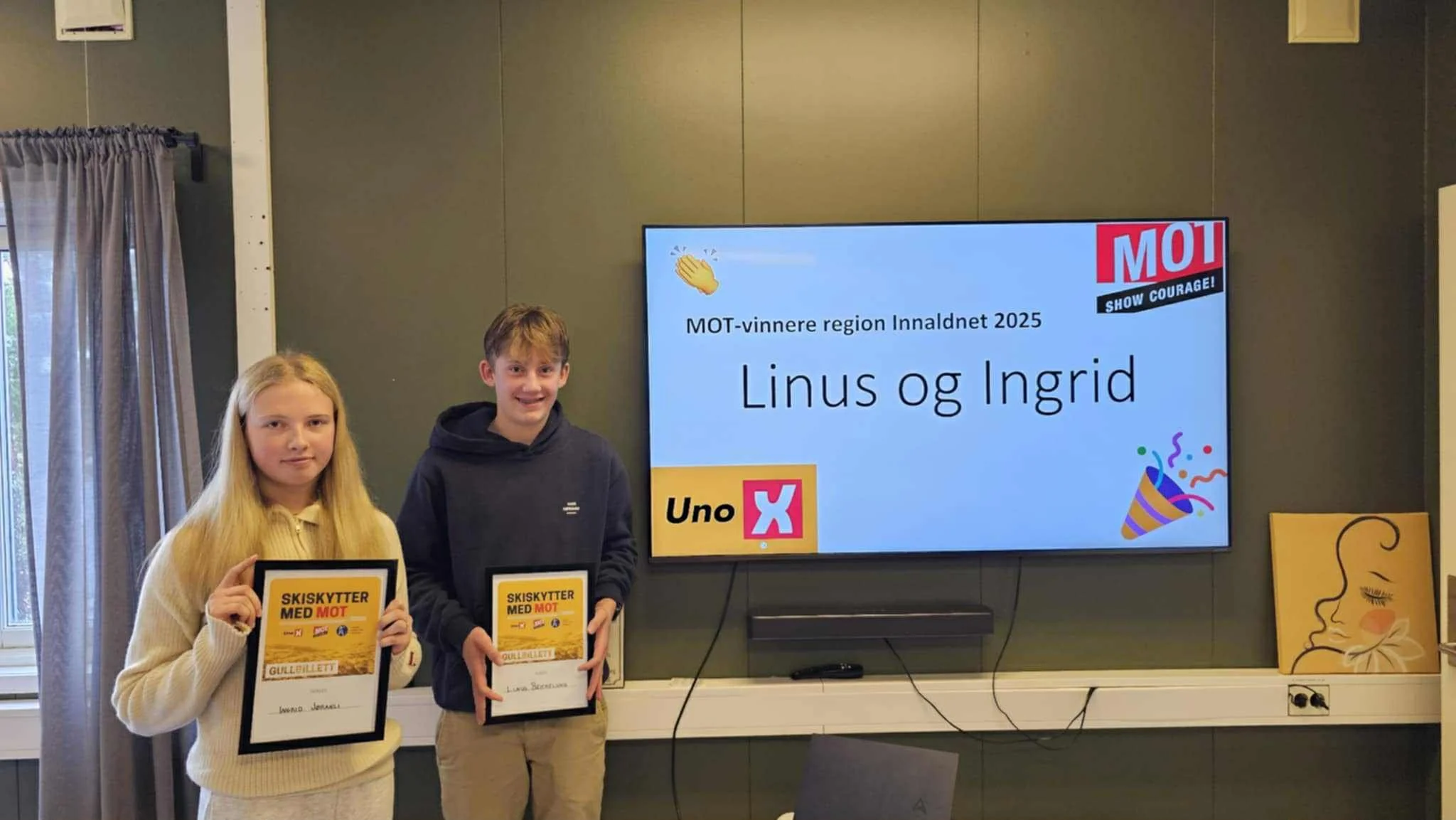 Skiskytter med MOT-samling på Lillehammer