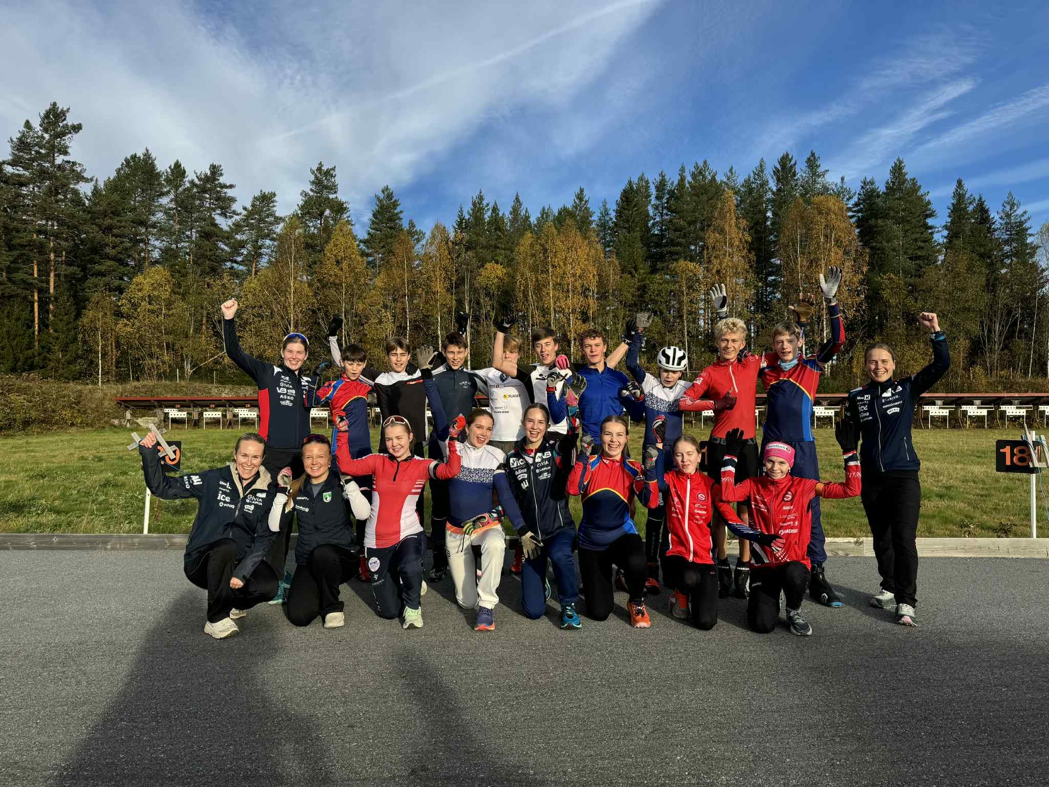 Skiskytter med MOT-samling på Lampeland 