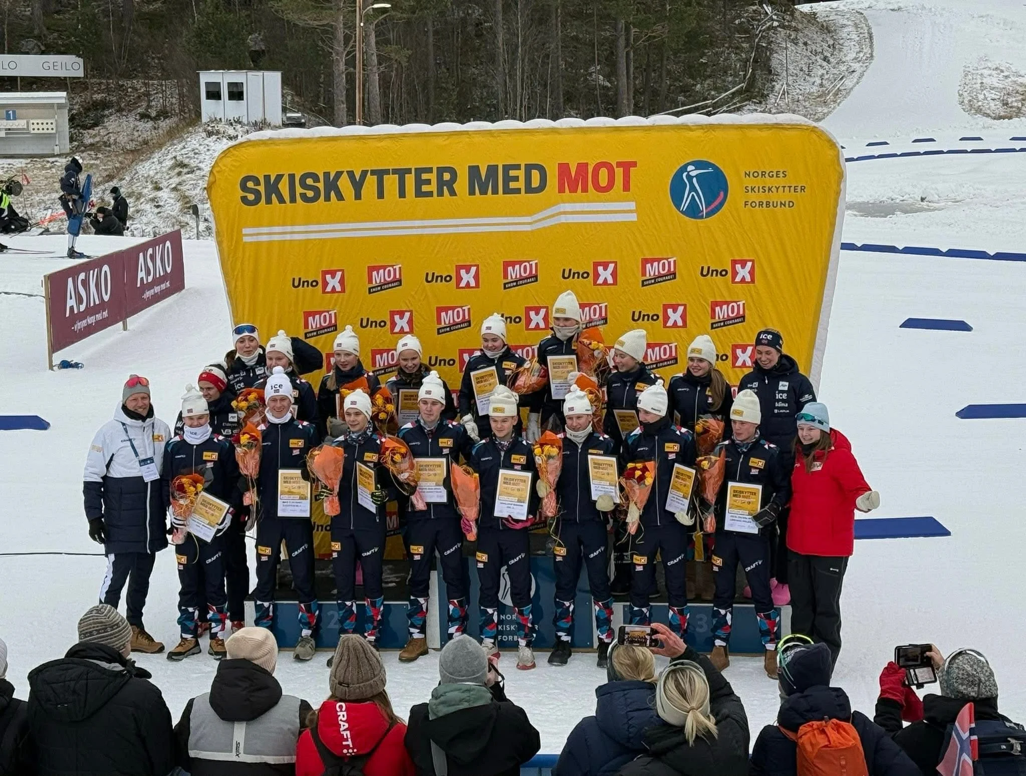 Skiskytter med MOT-samling -  Sesongstart Skiskyting på Geilo 