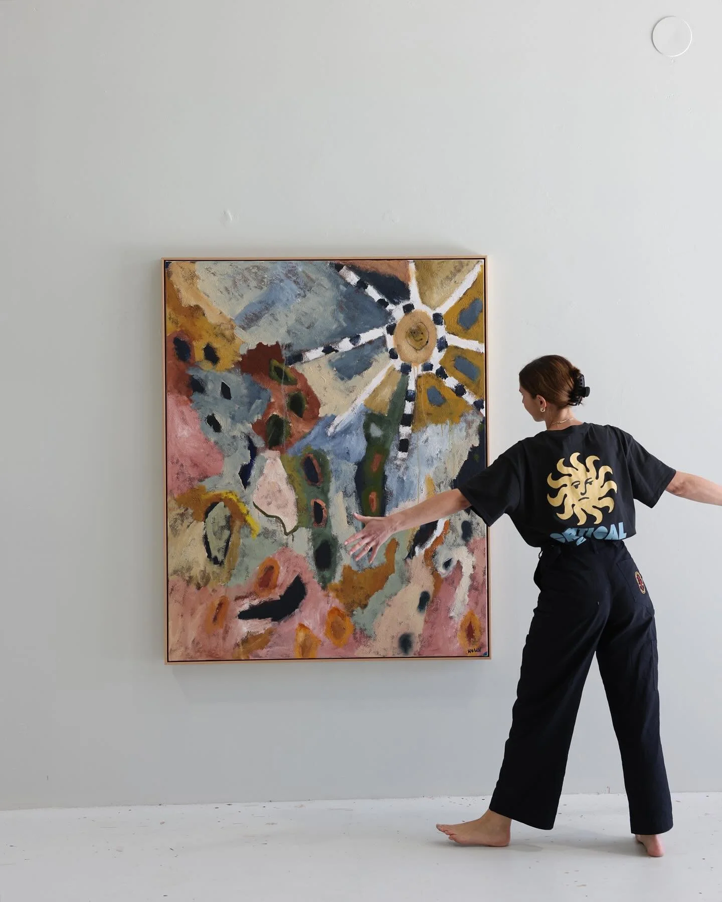 &lsquo;HOT EARTH&rsquo; from my recent release back in August. This work is now home in NYC. 

125 x 155cm 

Photos @keithhamlyn_photo