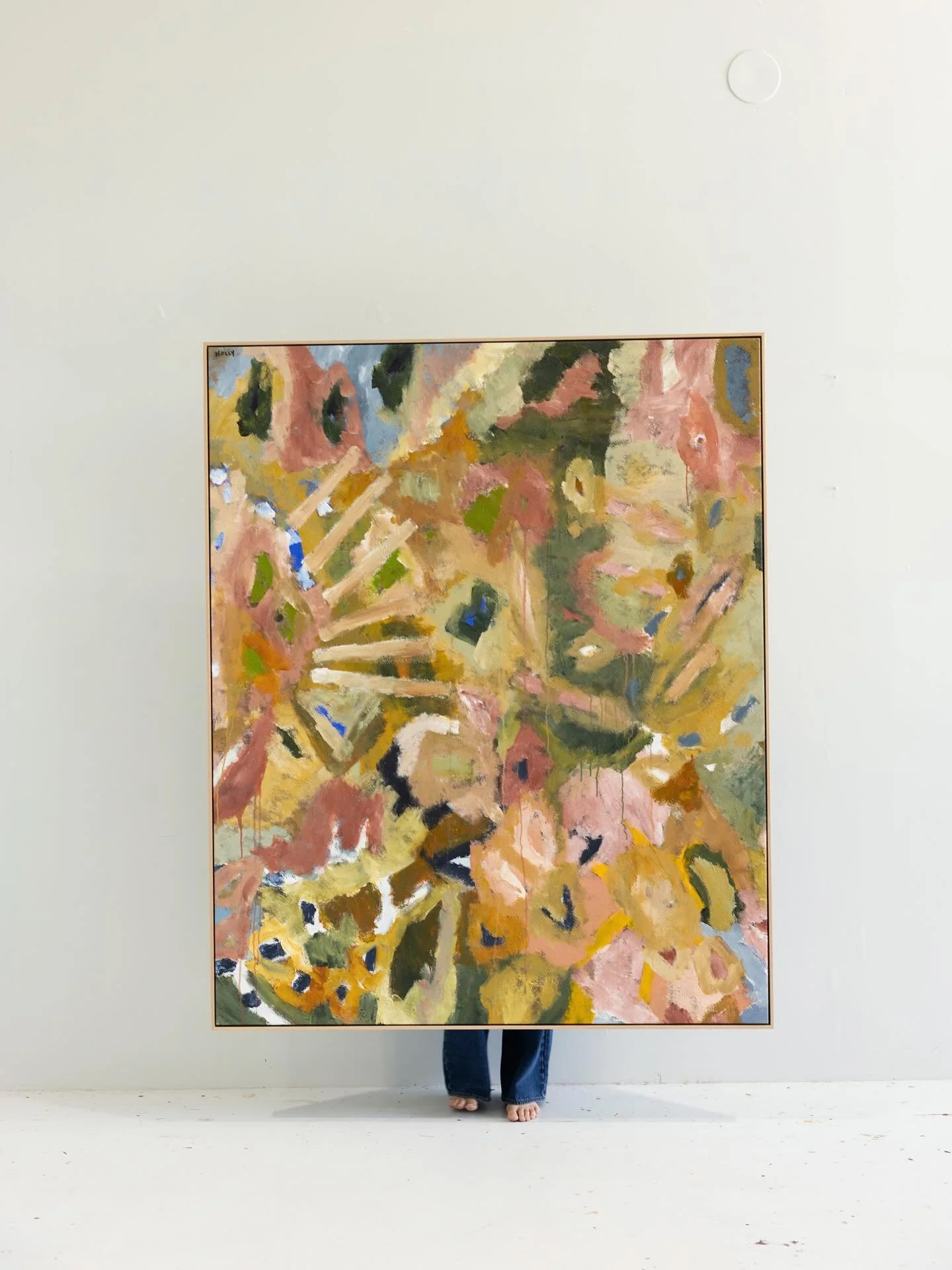 A very special piece which now hangs with a dear collector in NSW 🌅

Photos @keithhamlyn_photo