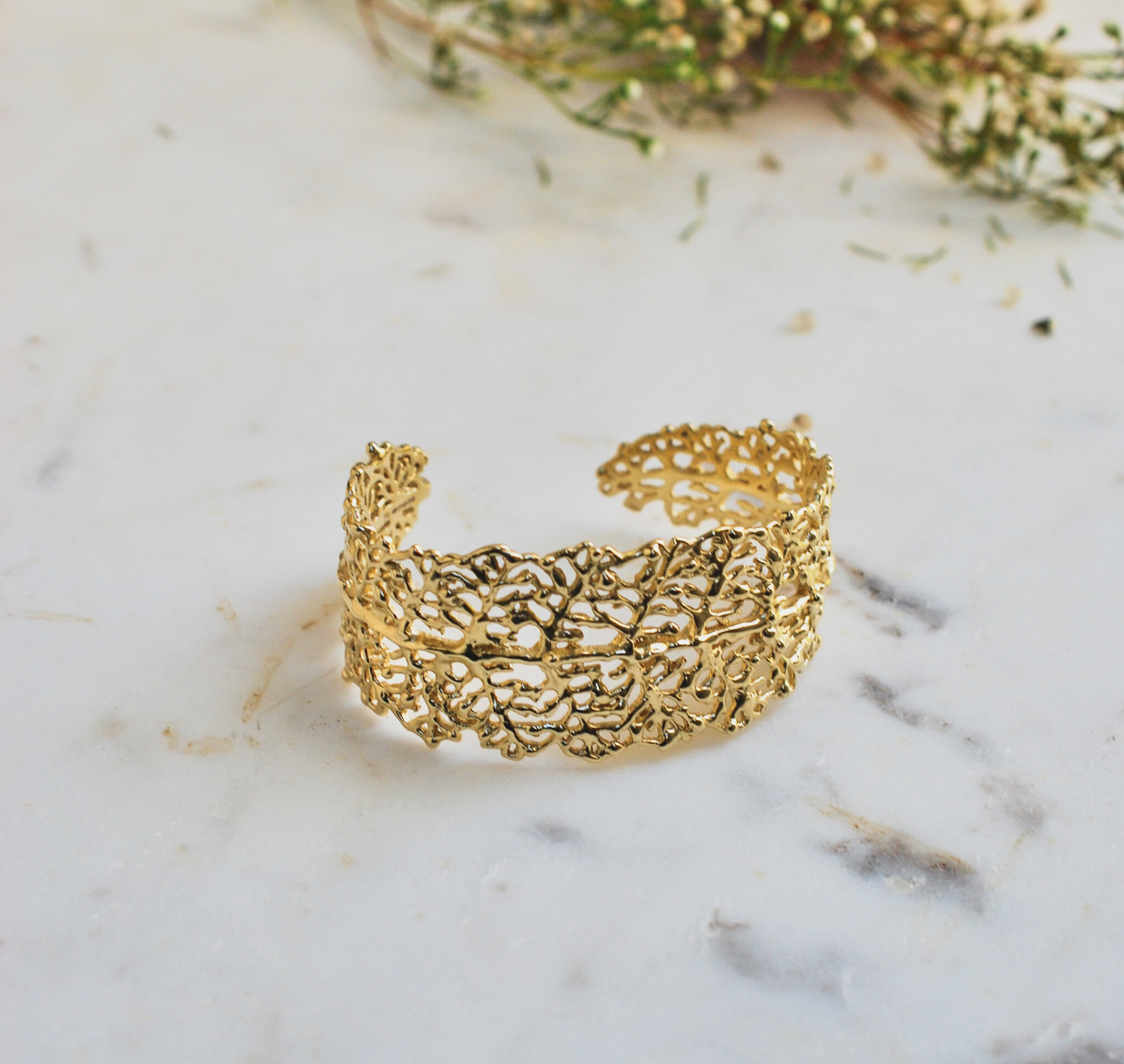 Palm Leaves Cuff – Anabel Aram