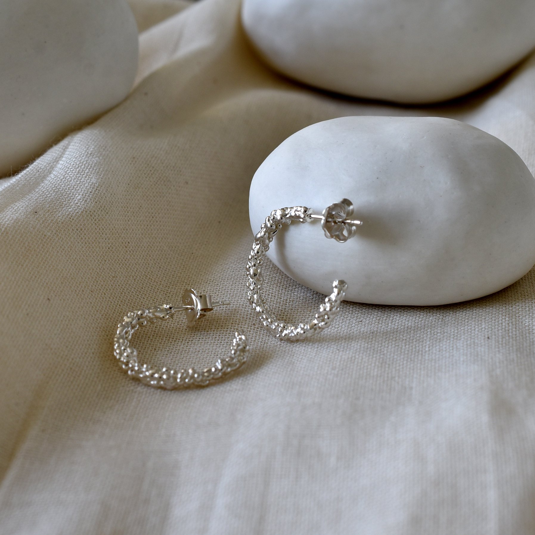 Medium Hoop Earrings for Women (Sterling Silver) - Talisa