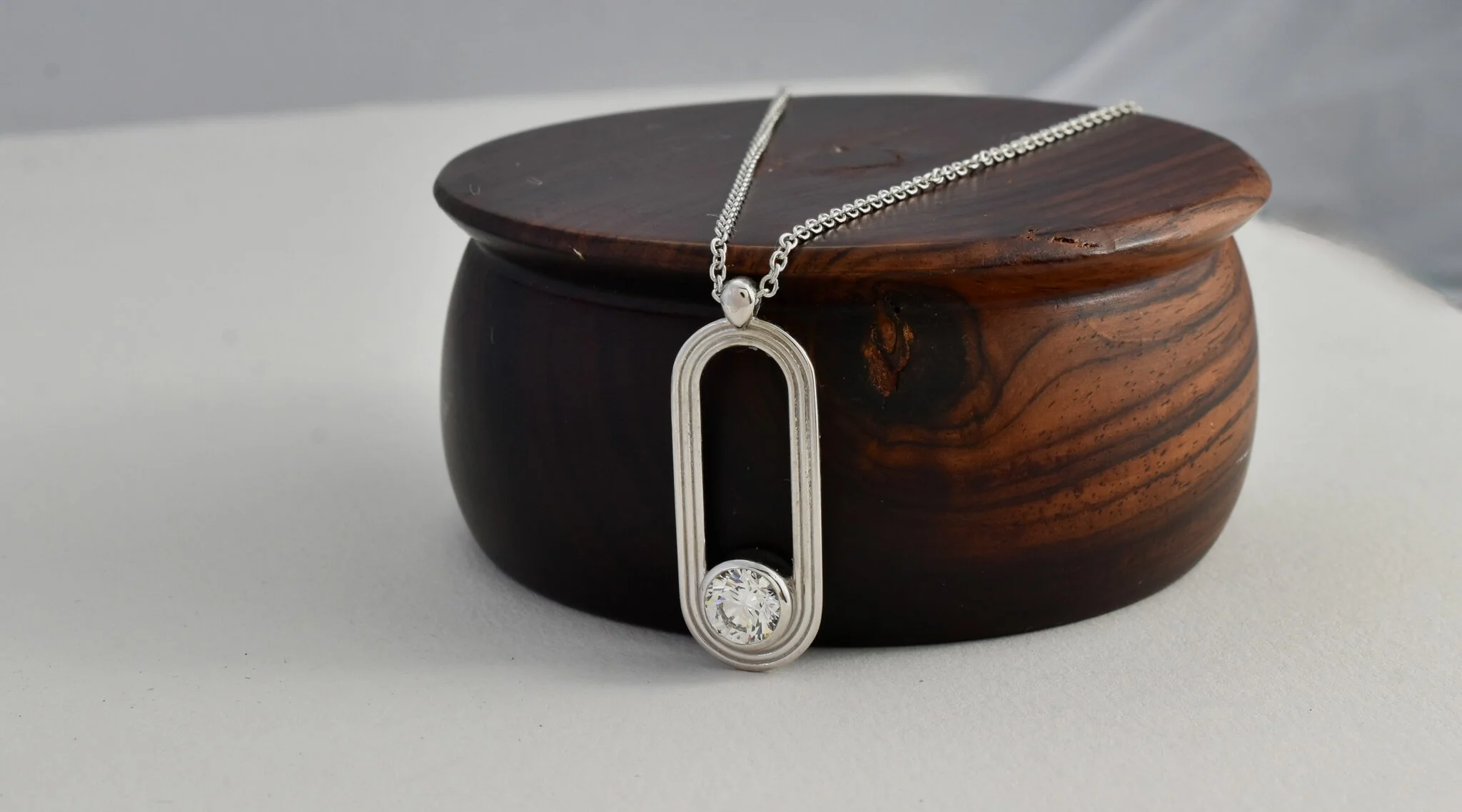 Celebrating retirement with a bespoke diamond pendant