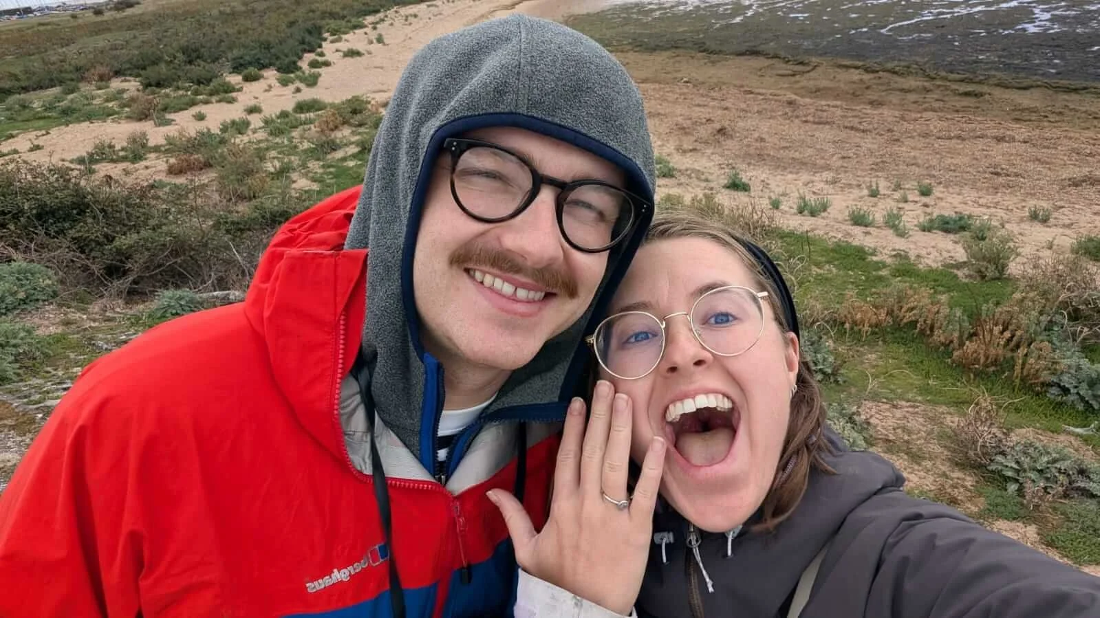 The happy couple