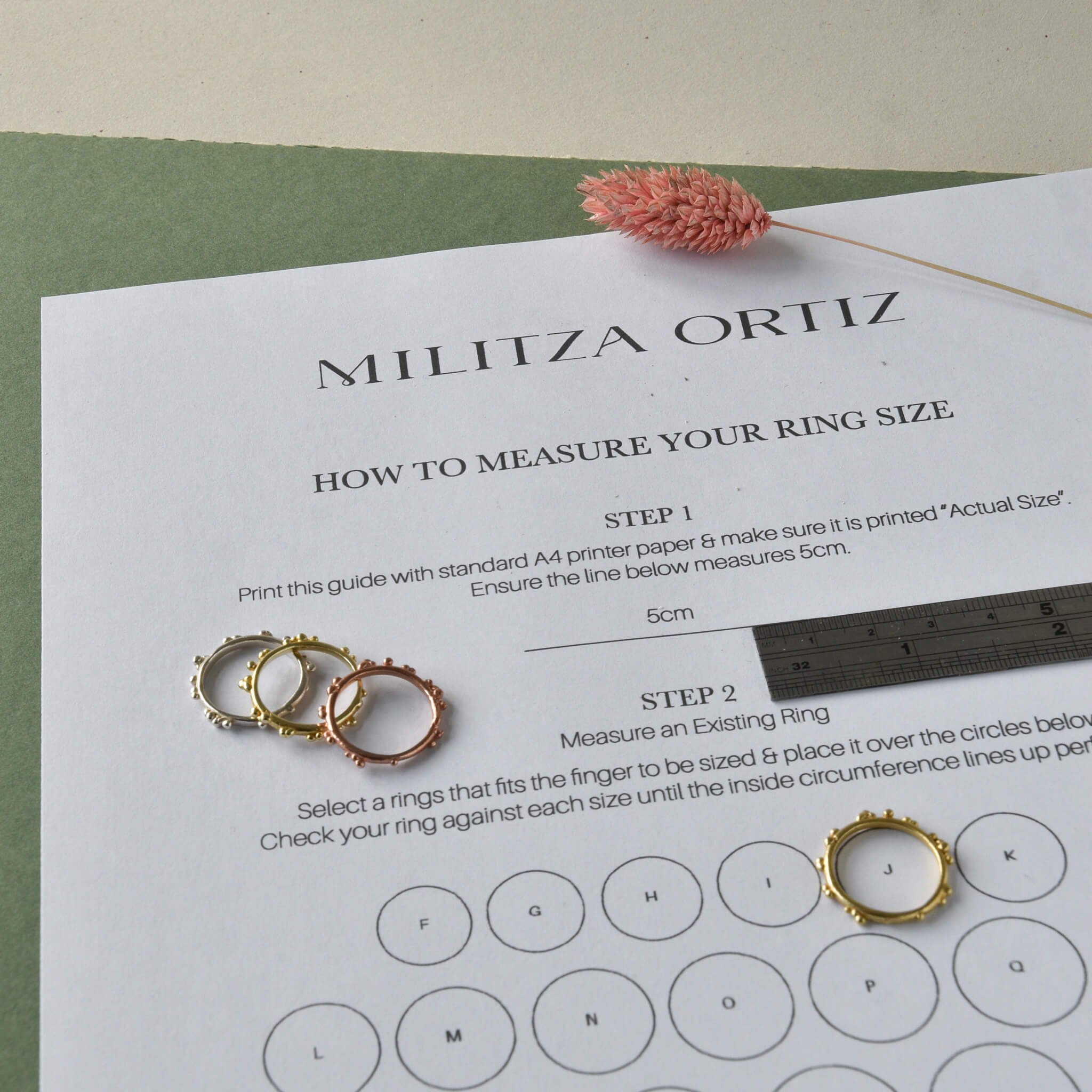 How to Measure your Ring Size – Ocampo's Fine Jewellery