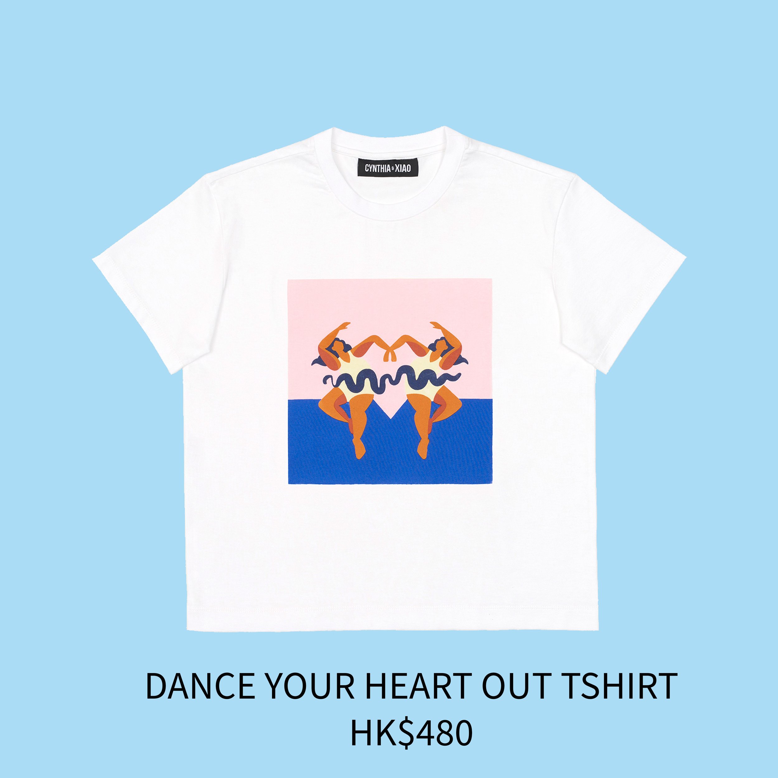 DANCE YOUR HEART OUT PRINT TSHIRT