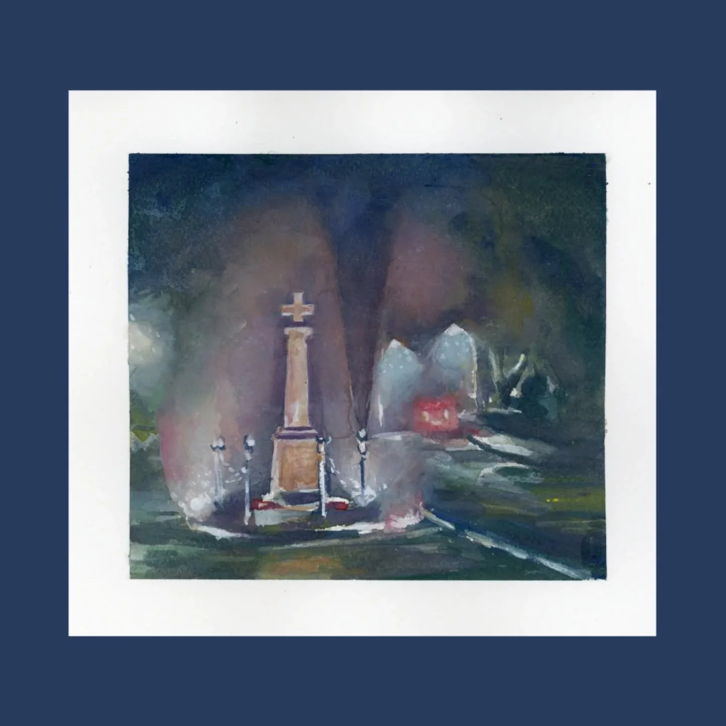 A long time ago, in a time before myth and magic I went for a really foggy dog walk and saw a scene that I thought I would like to paint.

Let me tell you, this painting made me FEEL like the amateur that I am. It HUMBLED ME. Not gonna lie, I wrote i