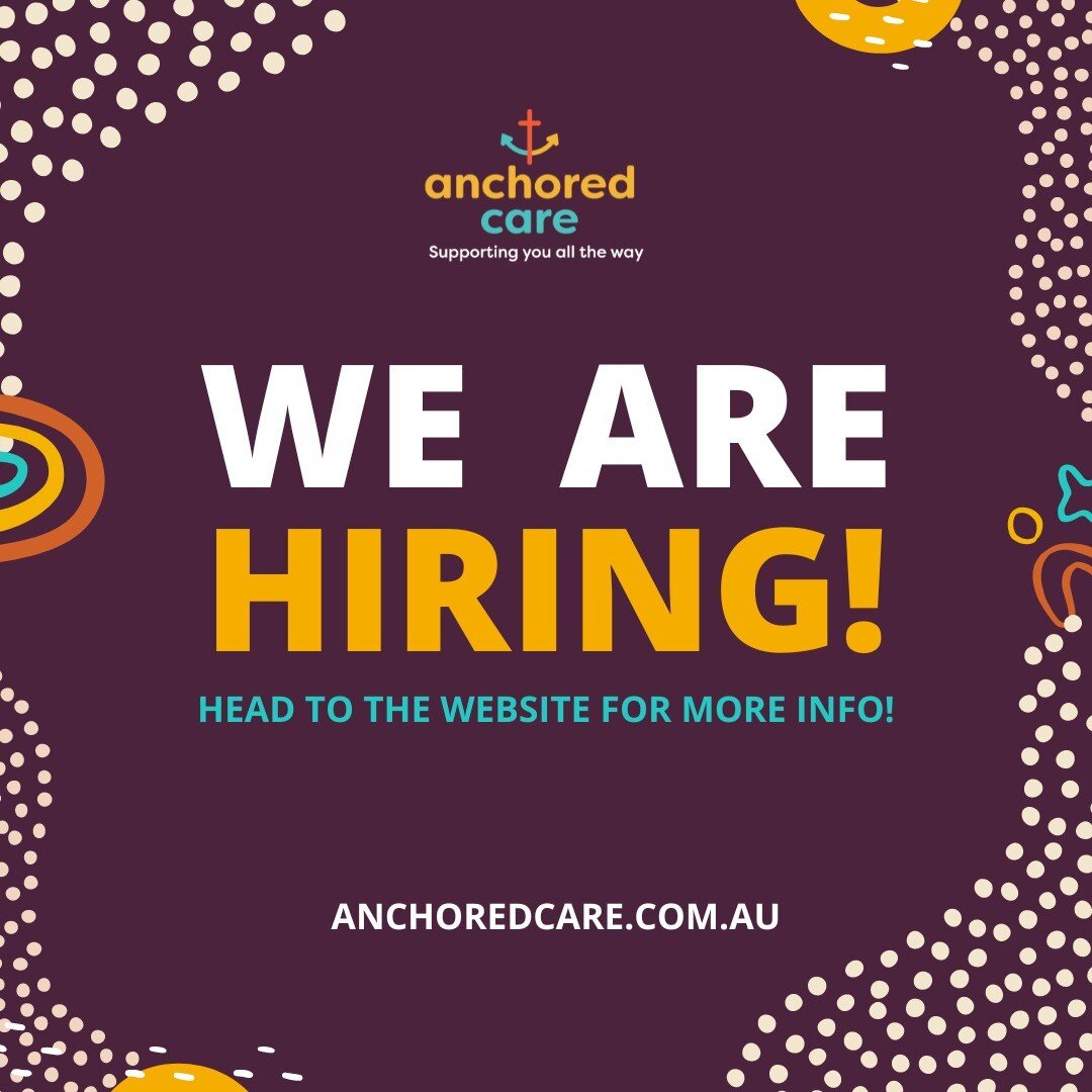 WE ARE HIRING!  
We are currently looking for people to join our team: Support workers &amp; head office staff. 

Our current openings are listed on our website! 

WHAT MAKES ANCHORED CARE DIFFERENT?

📚 We provide ongoing training and support for ou