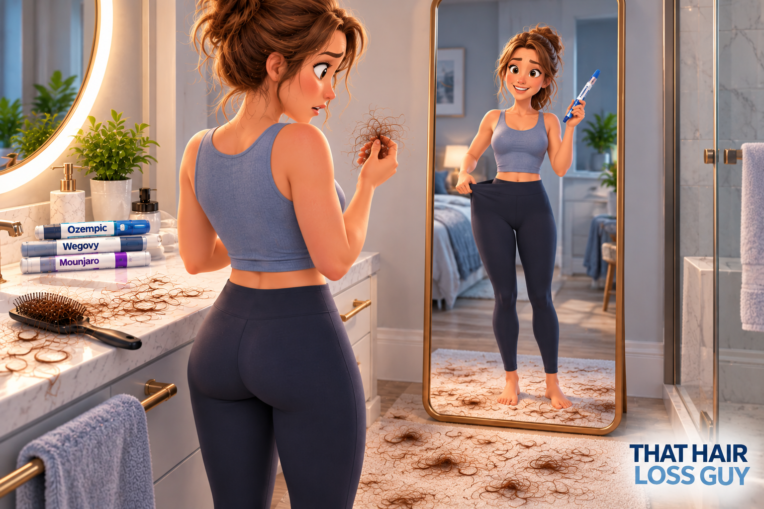 Plot Twist: Losing Weight but Losing Hair