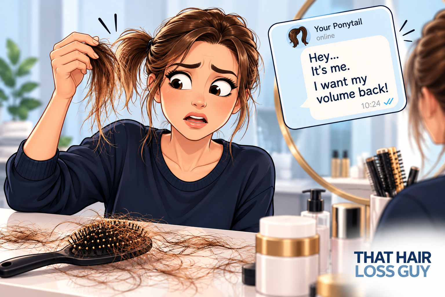 Your Ponytail Called. It Wants Its Volume Back