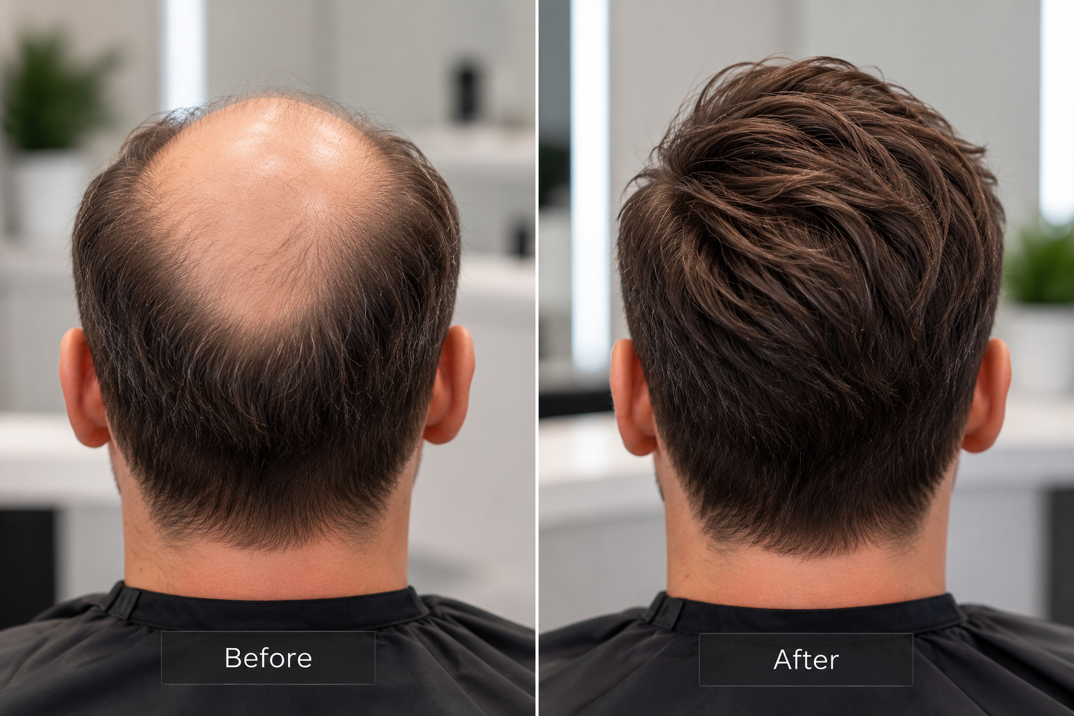 Hair Fusion non-surgical hair replacement system for thinning hair and hair loss at MHR Belfast.