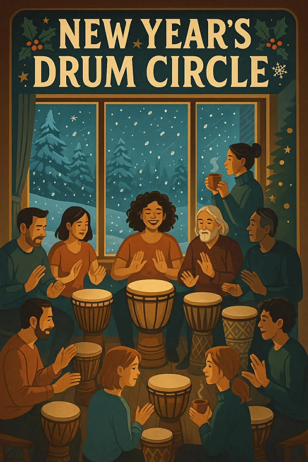 New Years Drum Circle(Longmont) 