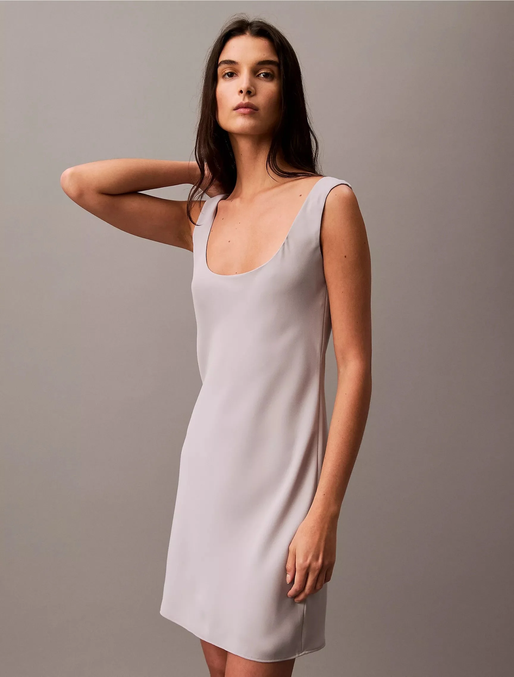 Flowing Sleeveless Mini Dress