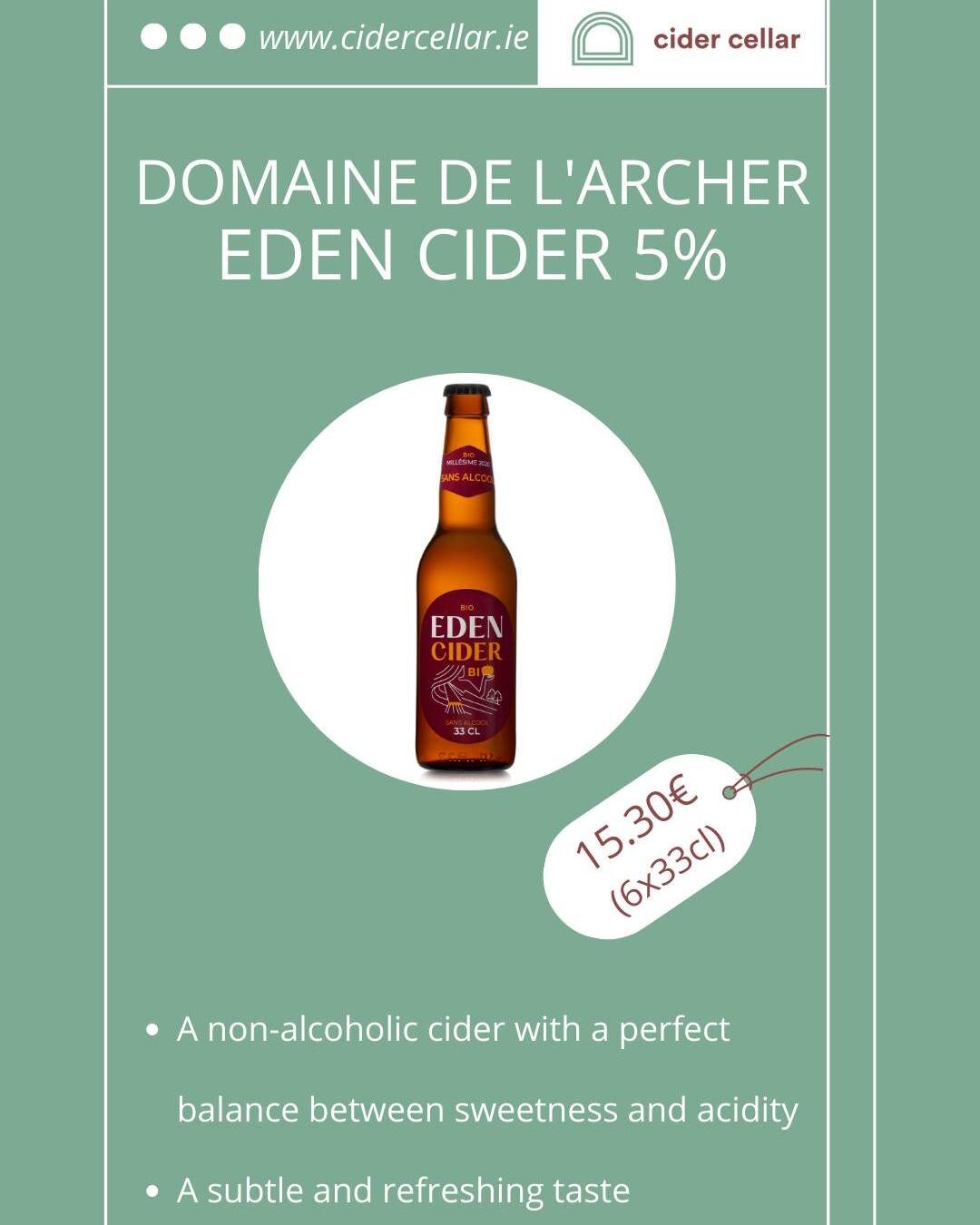 Last but definitely not least on our list for now is Domaine de l'Archers cider.
The 0% is perfect for dry January!