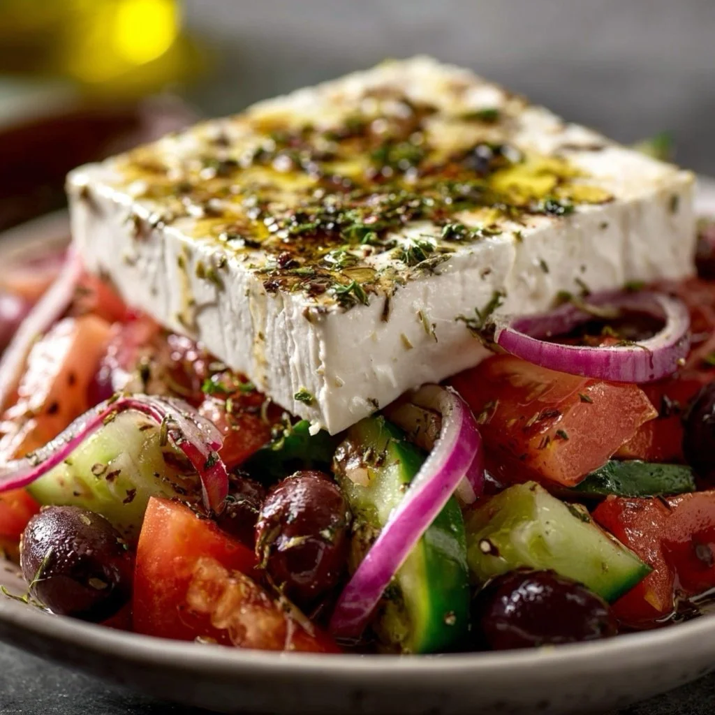 Authentic Greek Salad (Horiatiki)