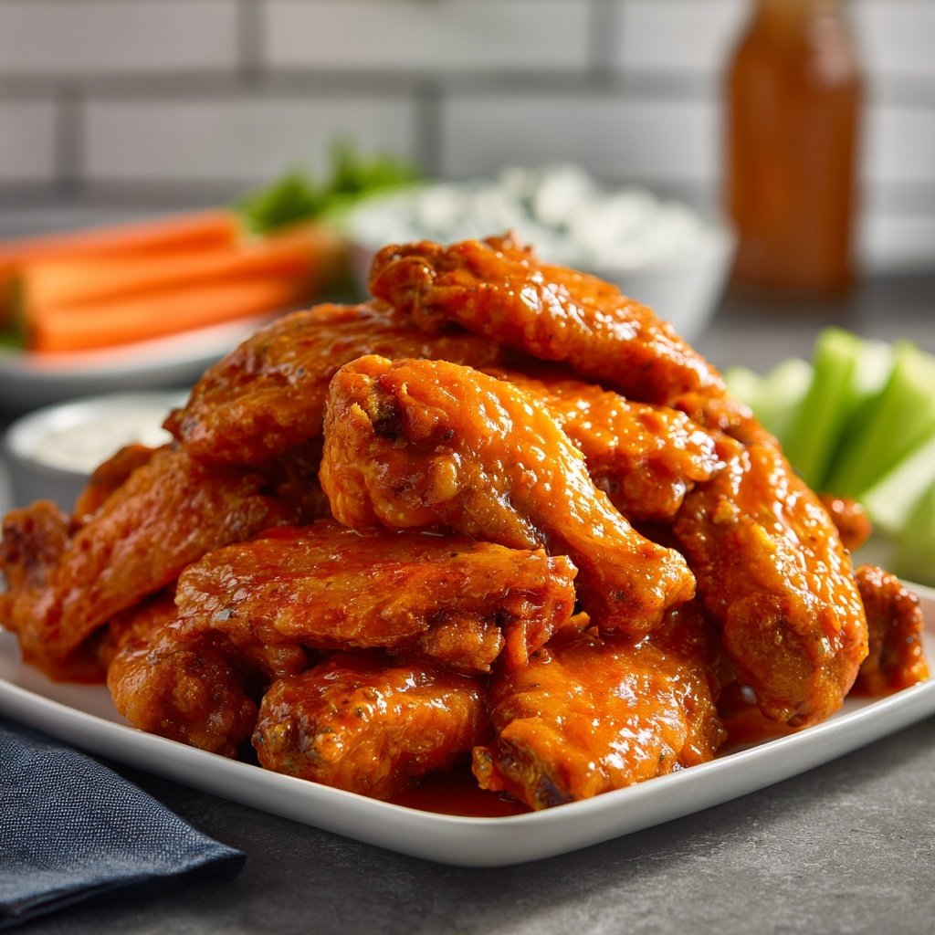Crispy Baked Buffalo Wings