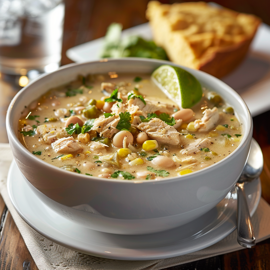 The Creamiest White Chicken Chili with a Balanced Kick