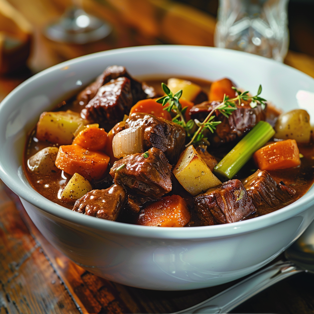 The Heartiest Slow-Roasted Beef Stew with Bold Peppery Notes