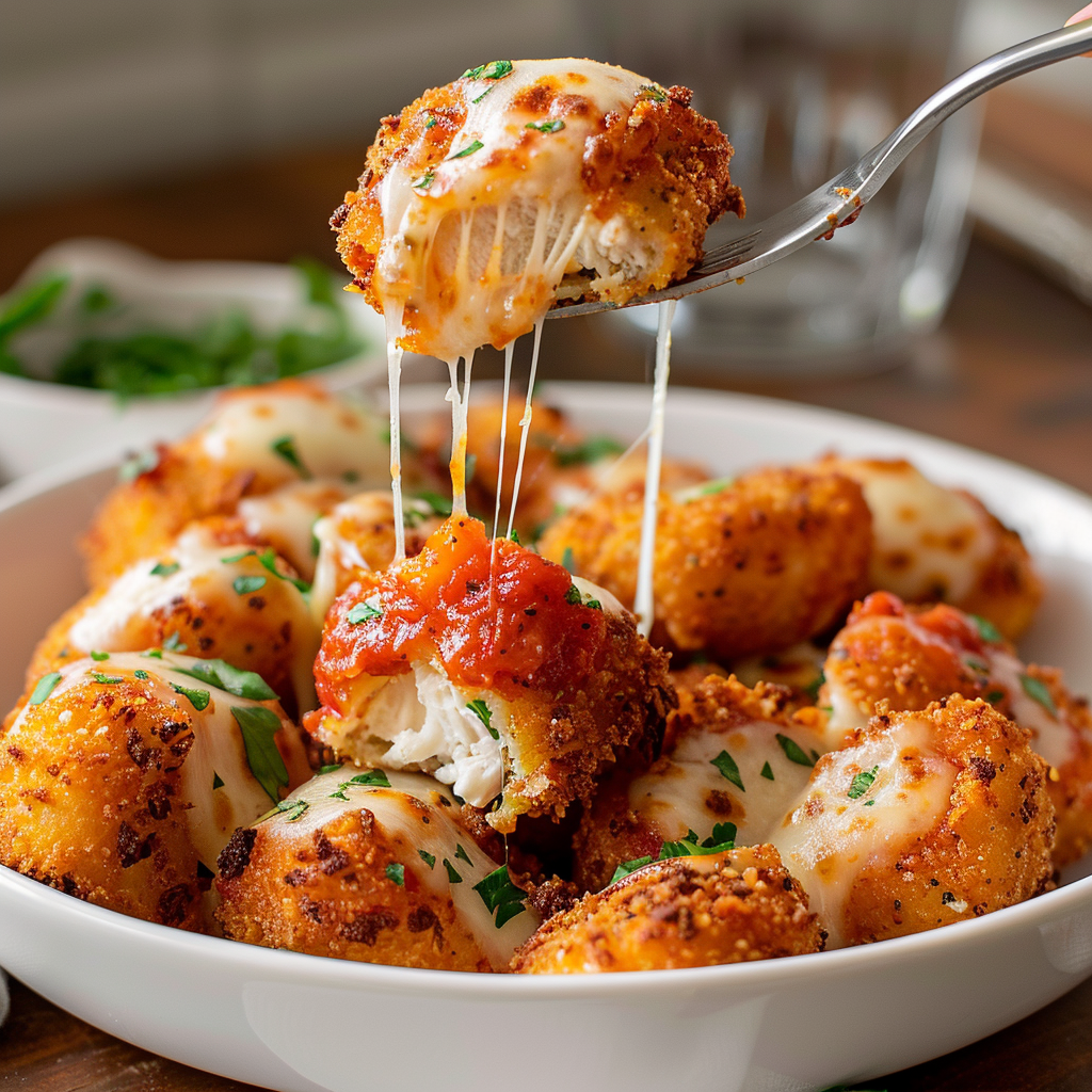 Kid approved Chicken Parmesan Bites