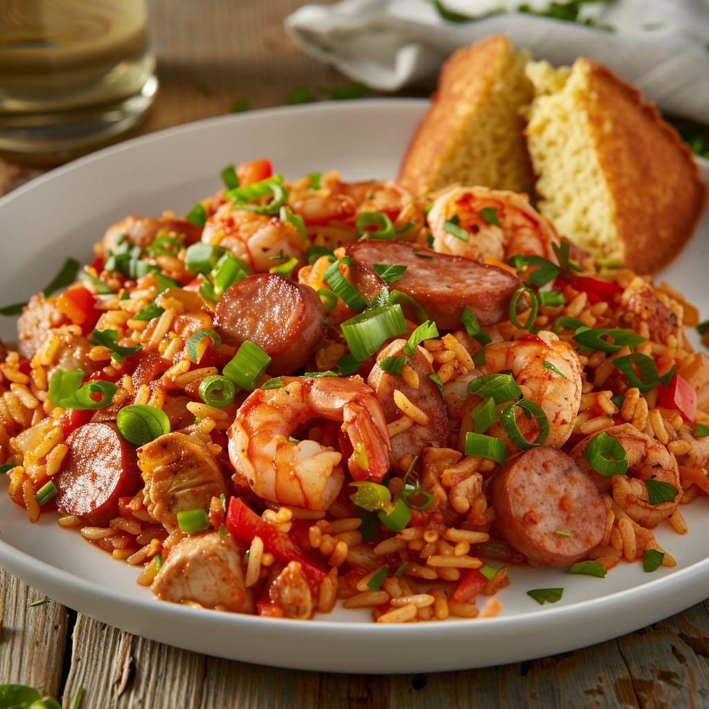 Fiery Creole Cajun Jambalaya