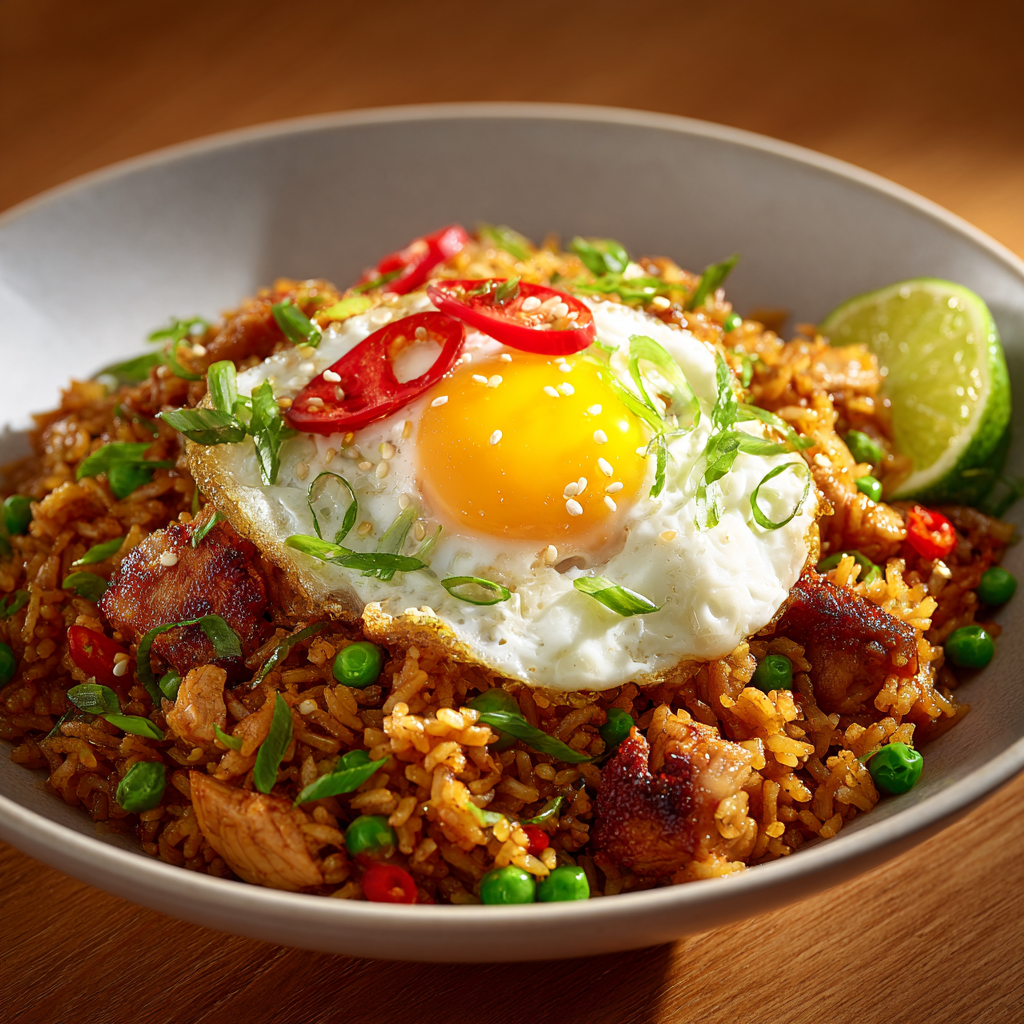 Authentic Nasi Goreng with a Bold Spicy Finish