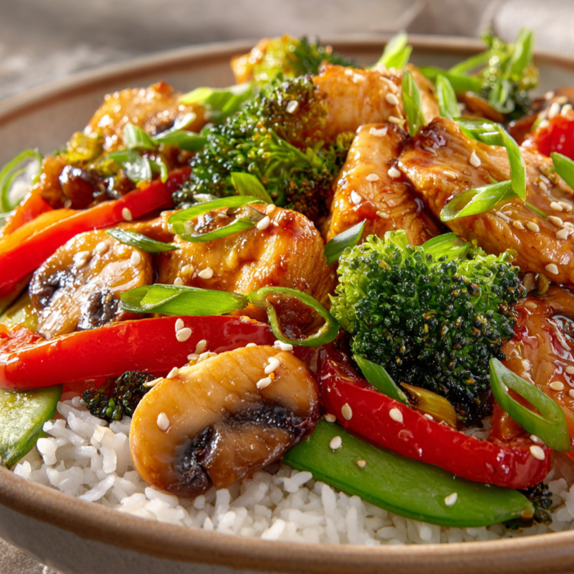 The Most Tender 20-Minute Chicken Stir Fry with Bright Ginger and Garlic