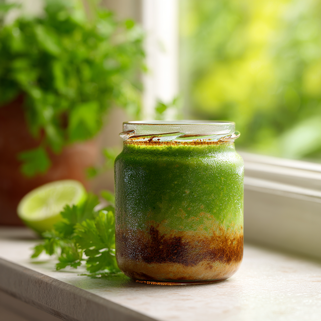 Why Green Sauce Turns Brown