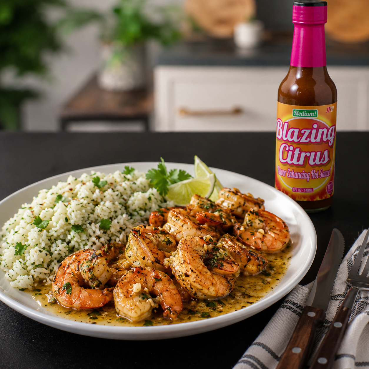 The Juiciest Garlic Butter Shrimp with a Spicy Citrus Finish