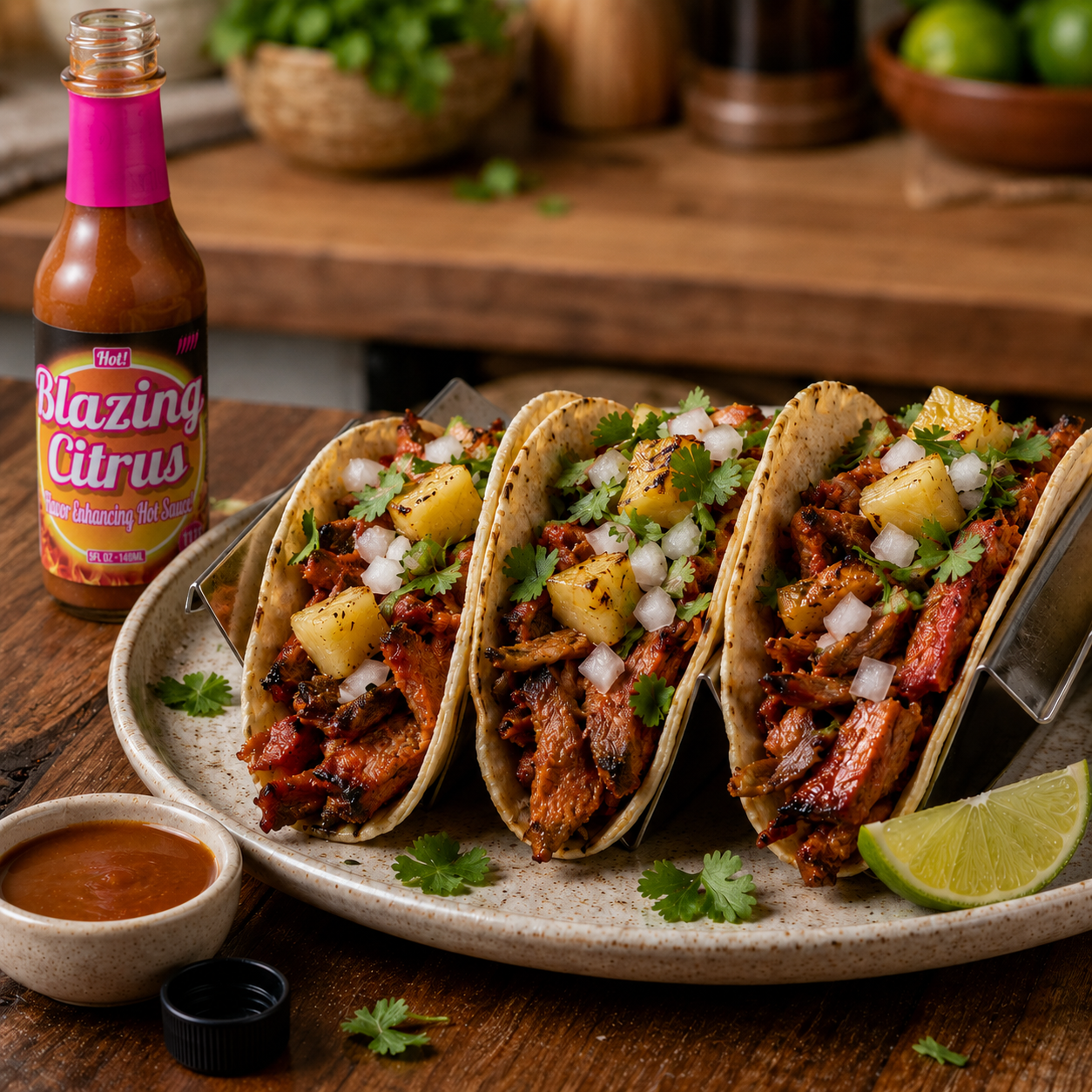 Authentic Slow-Roasted Tacos al Pastor with Fiery Pineapple Glaze